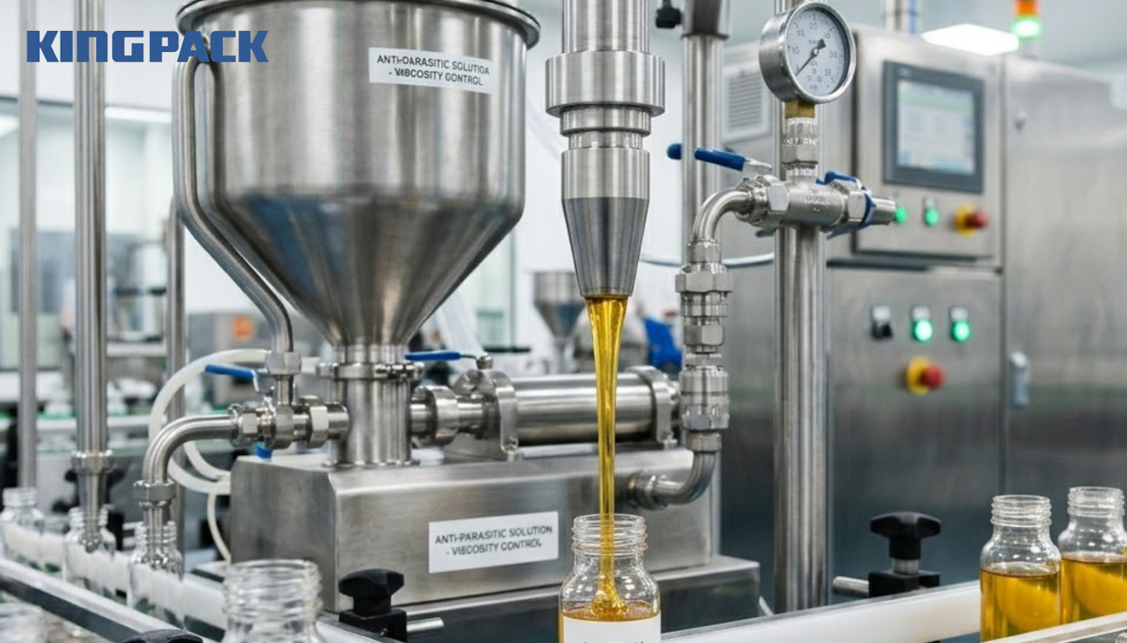 Anti-Parasitic Pet Spray Filling Machine from King Pack