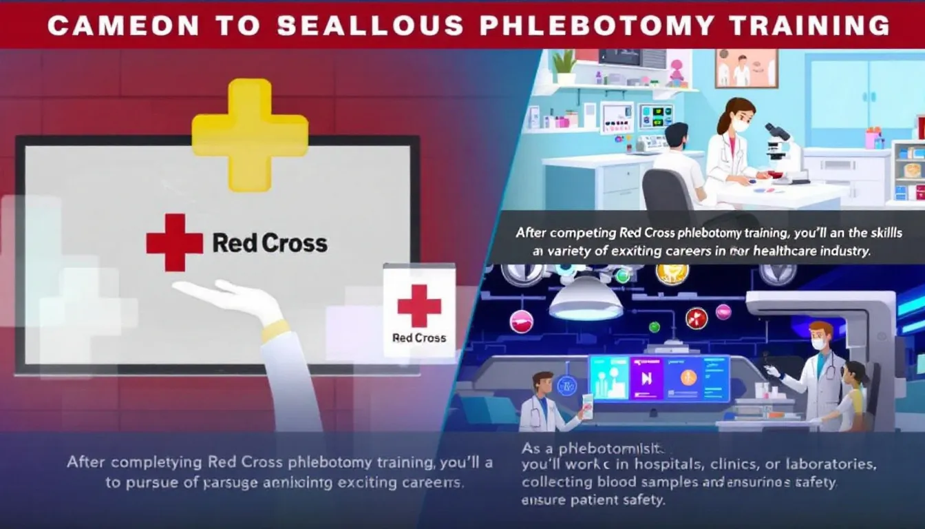 Career opportunities available after Red Cross phlebotomy training.