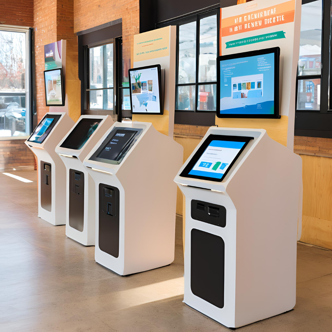 Interactive kiosks for brand promotion - payment kiosk - self service kiosk - provide internet access