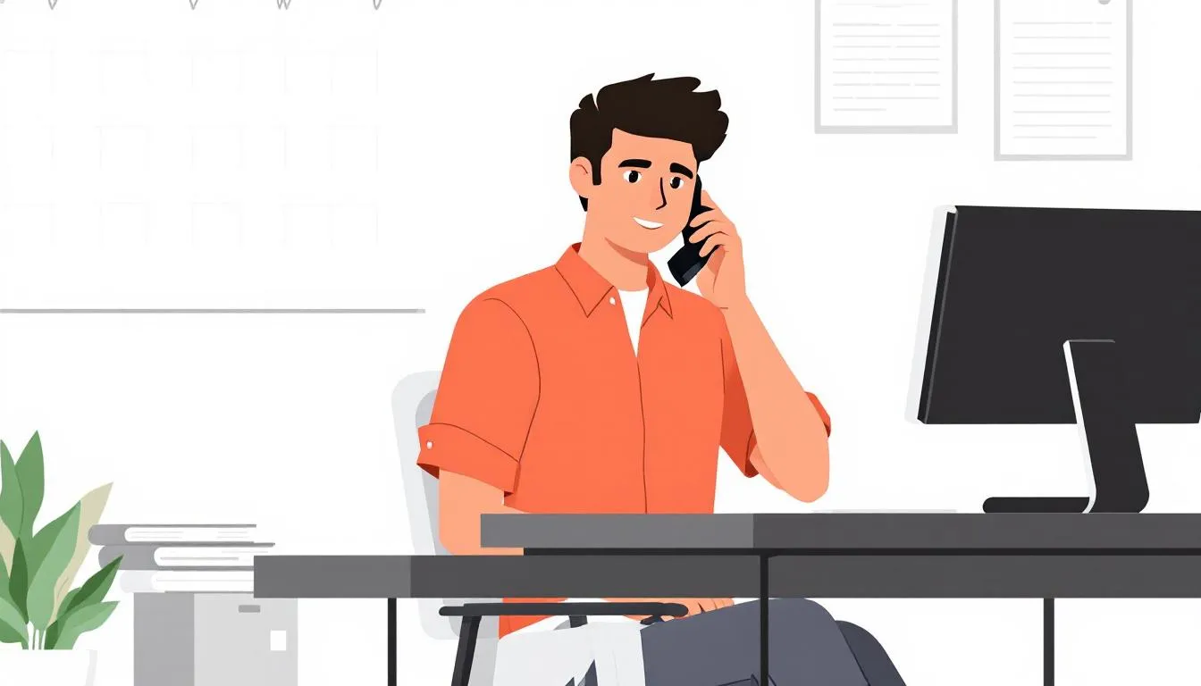 A person on the phone, contacting the IRS for assistance with their payment plan.