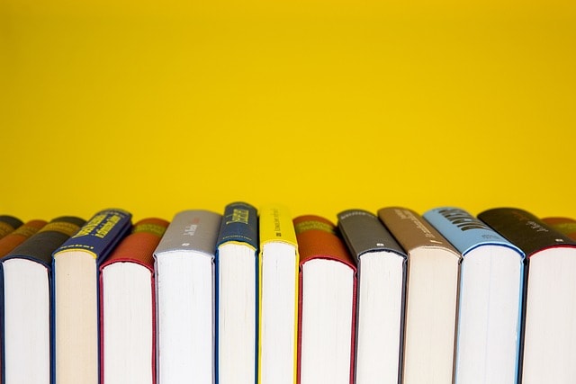 A collection of books representing learning.