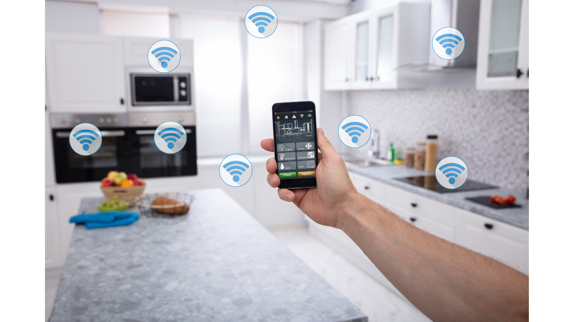 smart home appliances / kitchen appliances remotely controlled