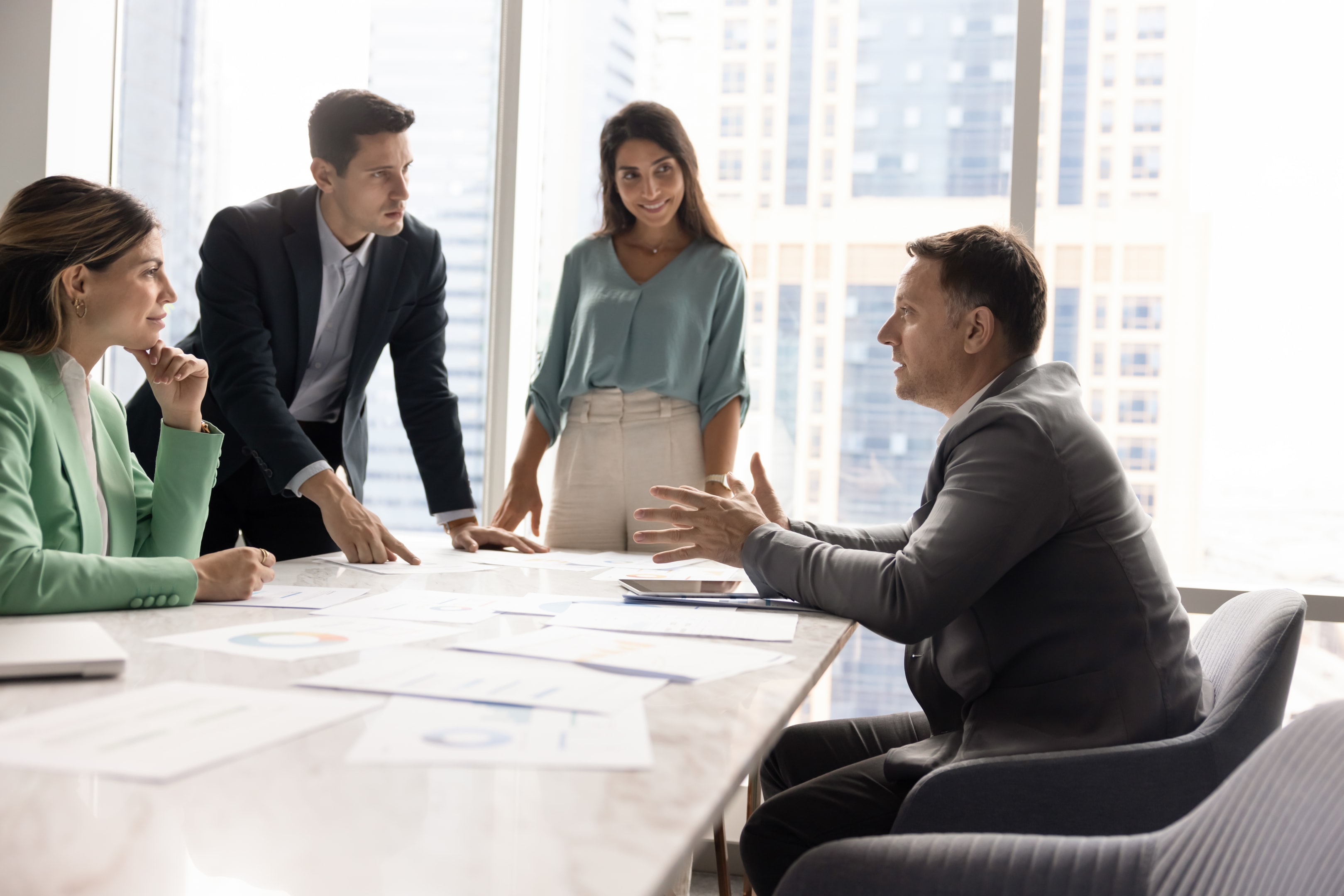 spotkanie zespołu marketingowego