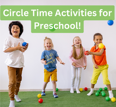 Circle Time Activities for Preschool - Pass Balls Around the Circle!