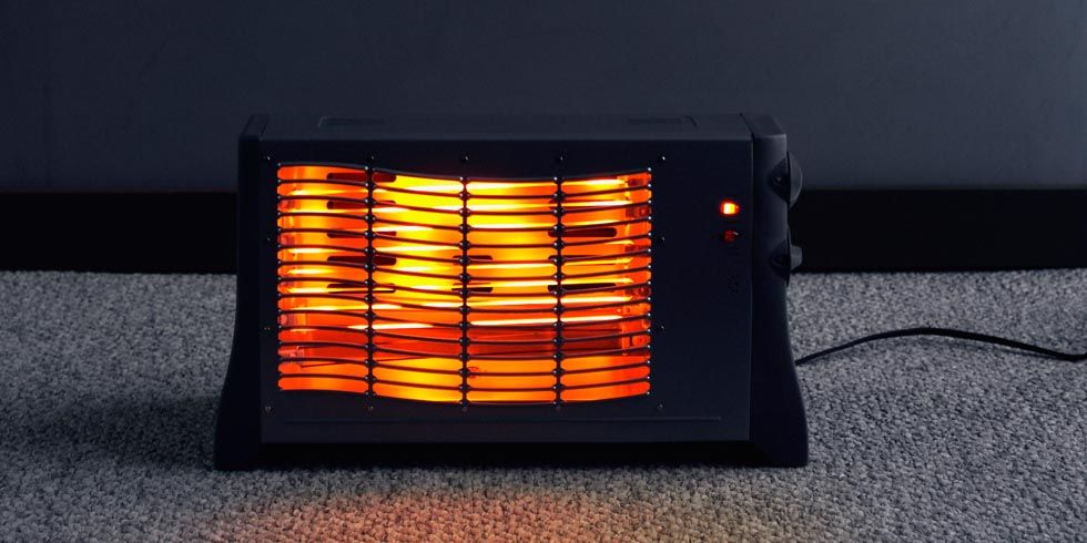 How much electricity does a space heater use
