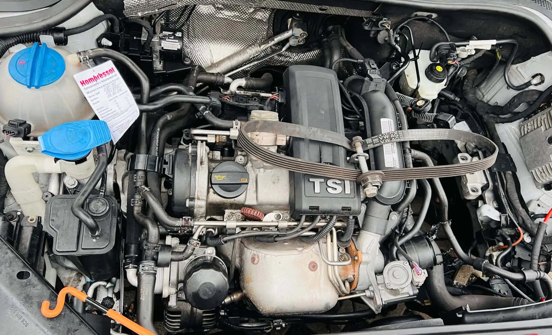 Motorraum Diesel