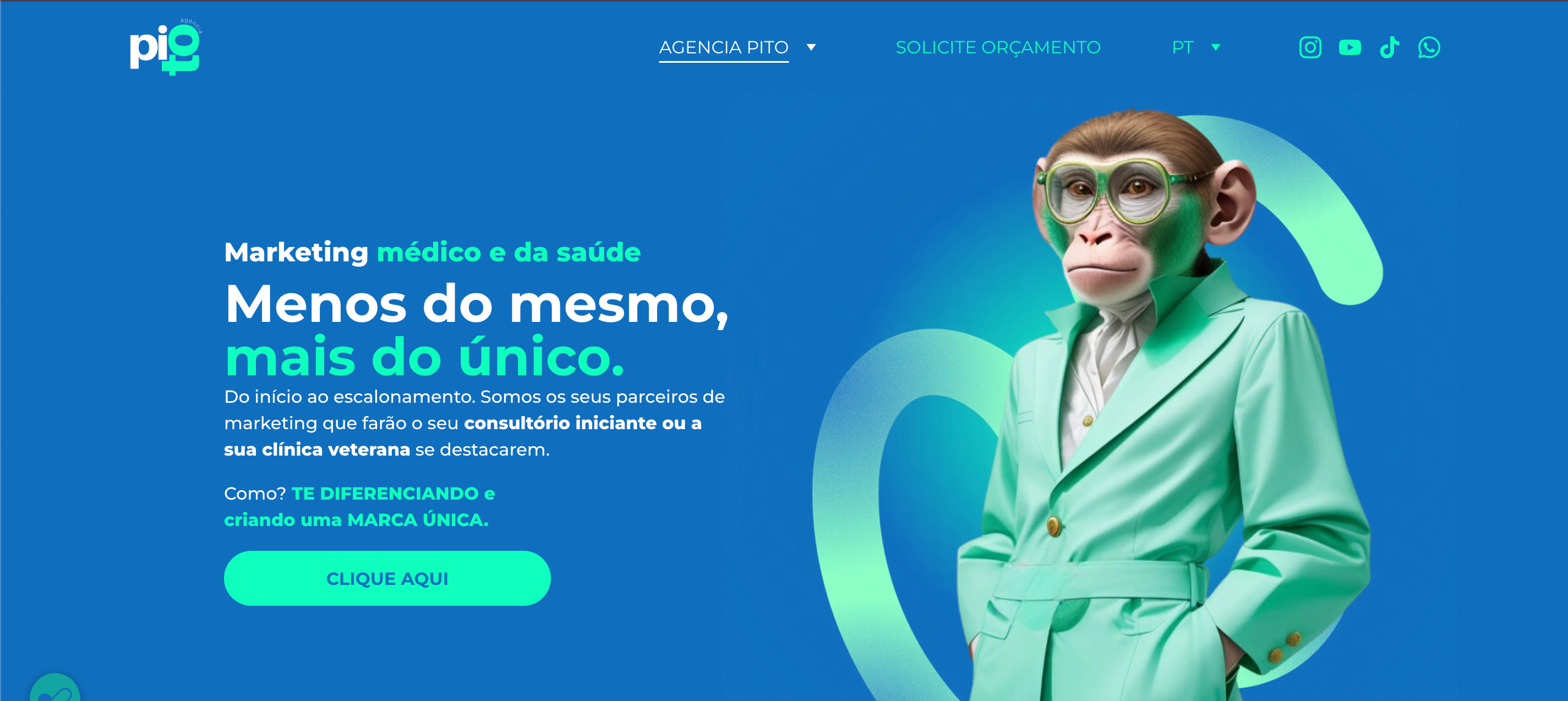 Página de Pito Agency