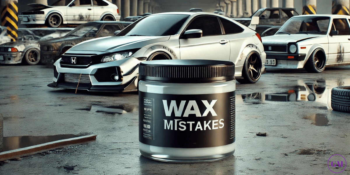 entire vehicle wax uneven, dirt in wax layer or on surfaces.