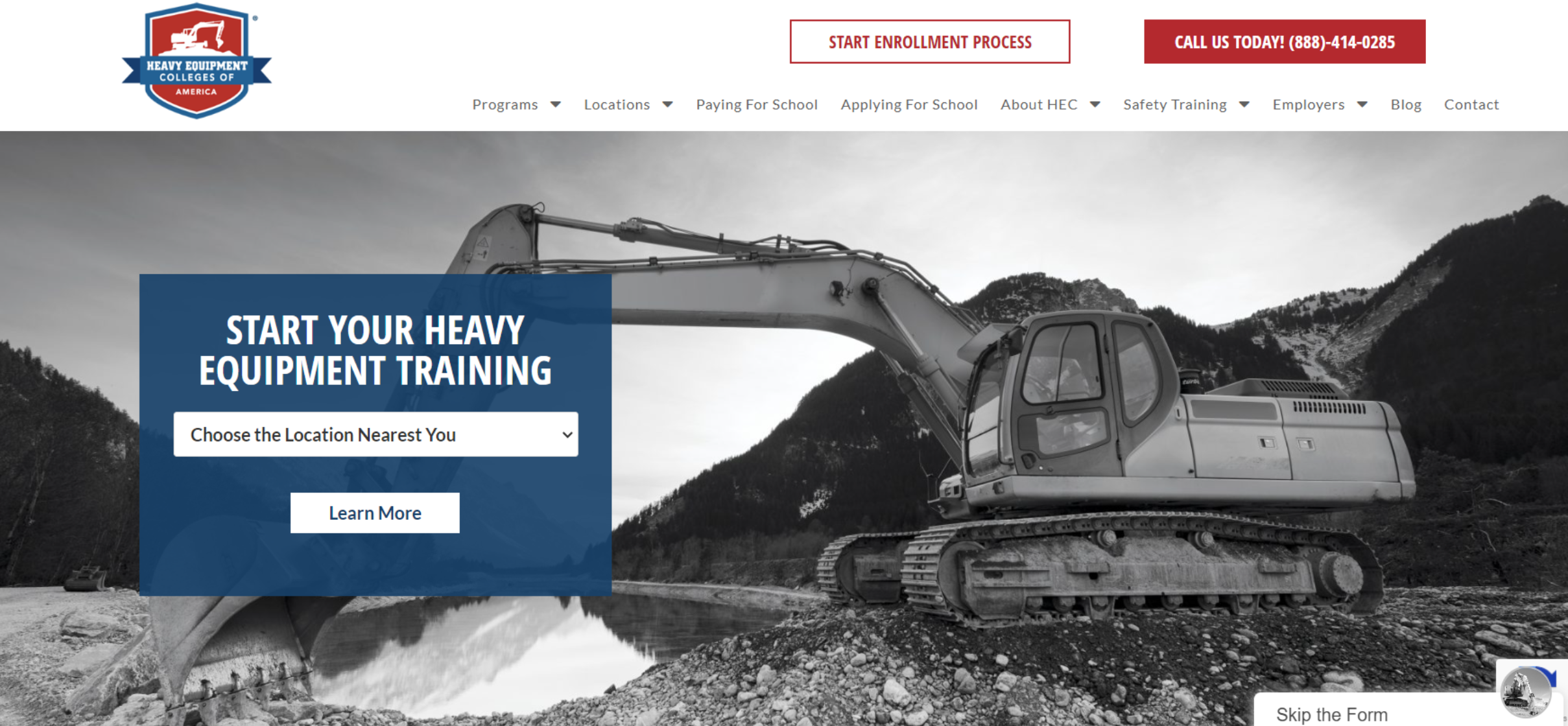 Heavy Equipment Colleges of America website