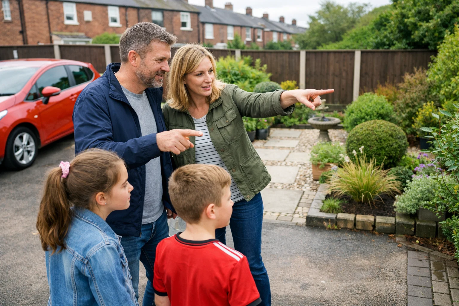 Homeowners in Manchester considering resin or block paving for a new driveway.