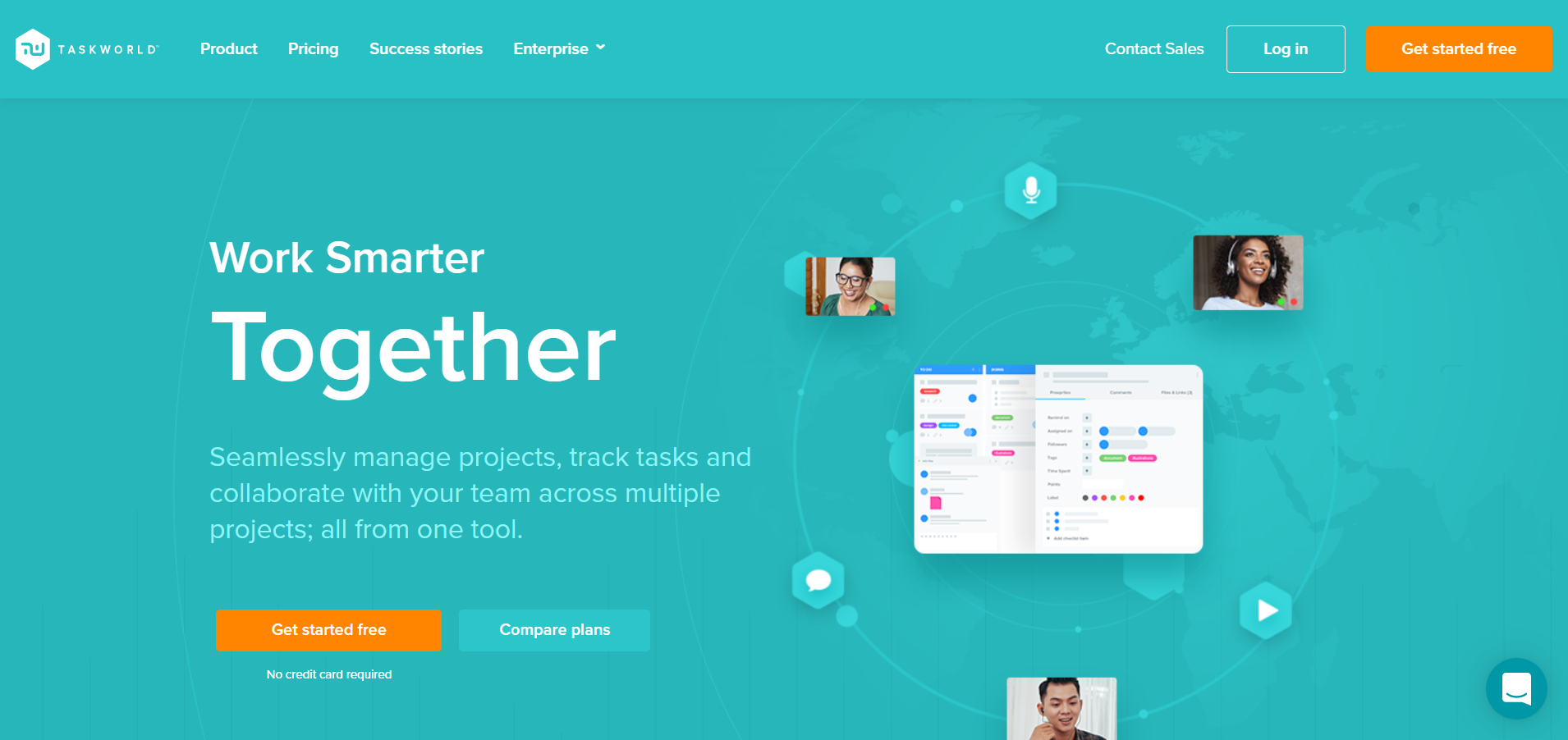 Taskworld main page
