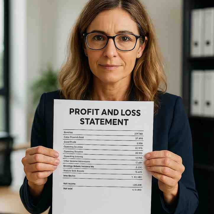 Profit and loss statement example