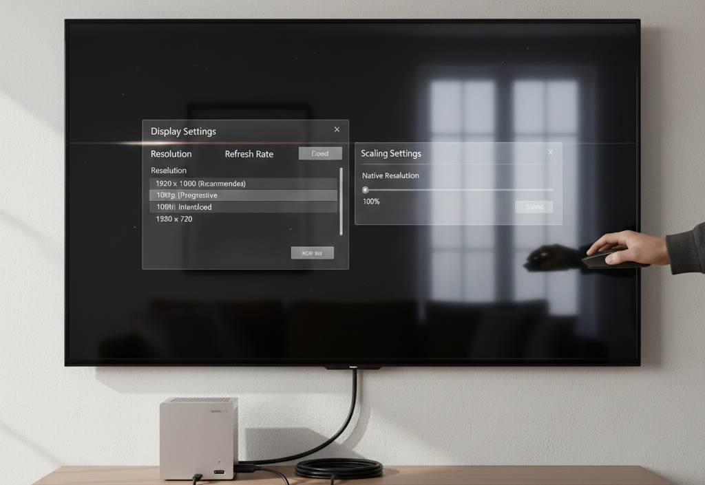resolution and display mode conflicts
