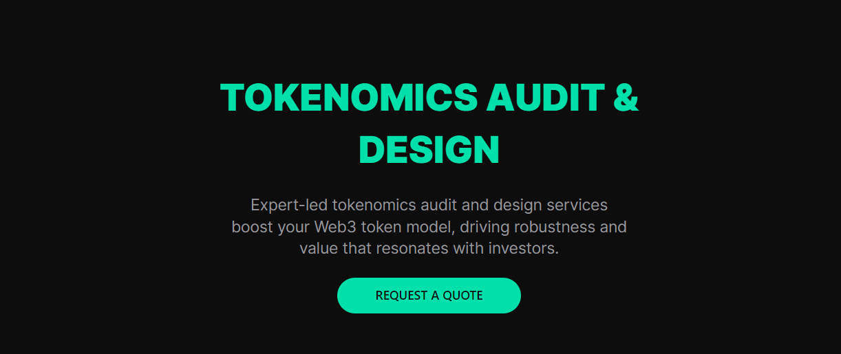 Hacken is a market leader tokenomics audit. 