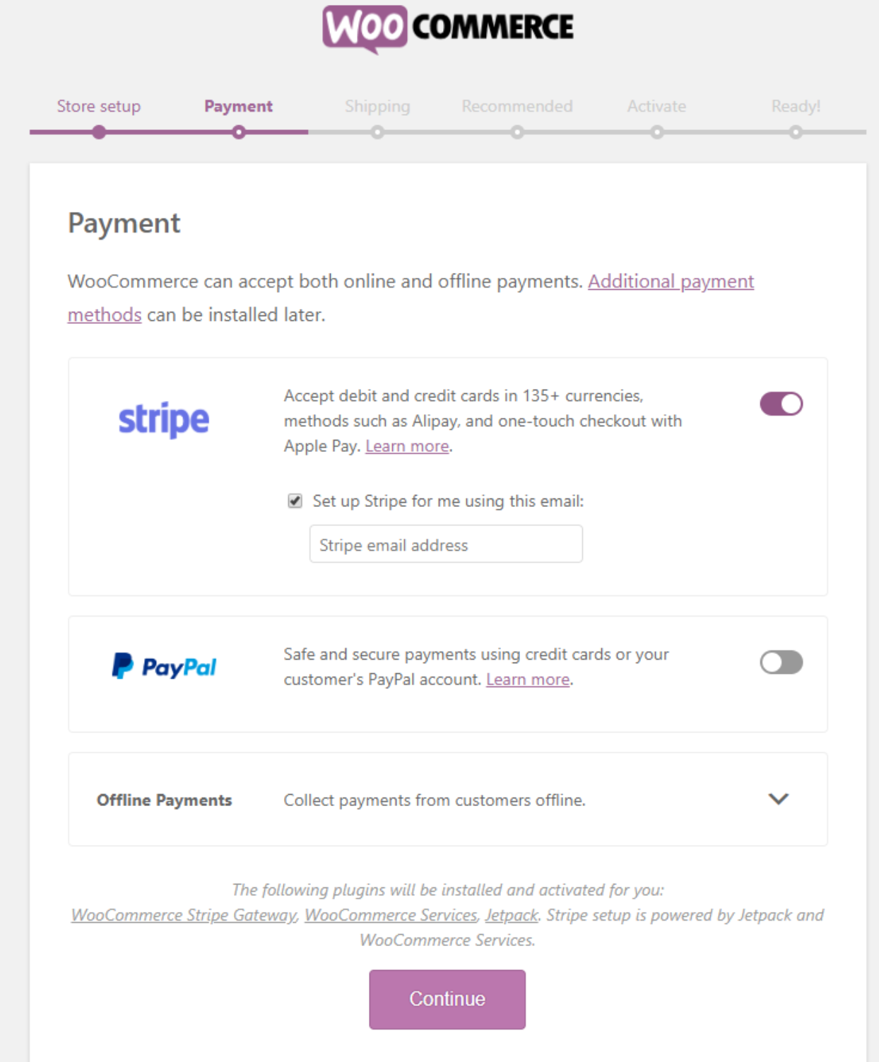 WooCommerce Payment Options