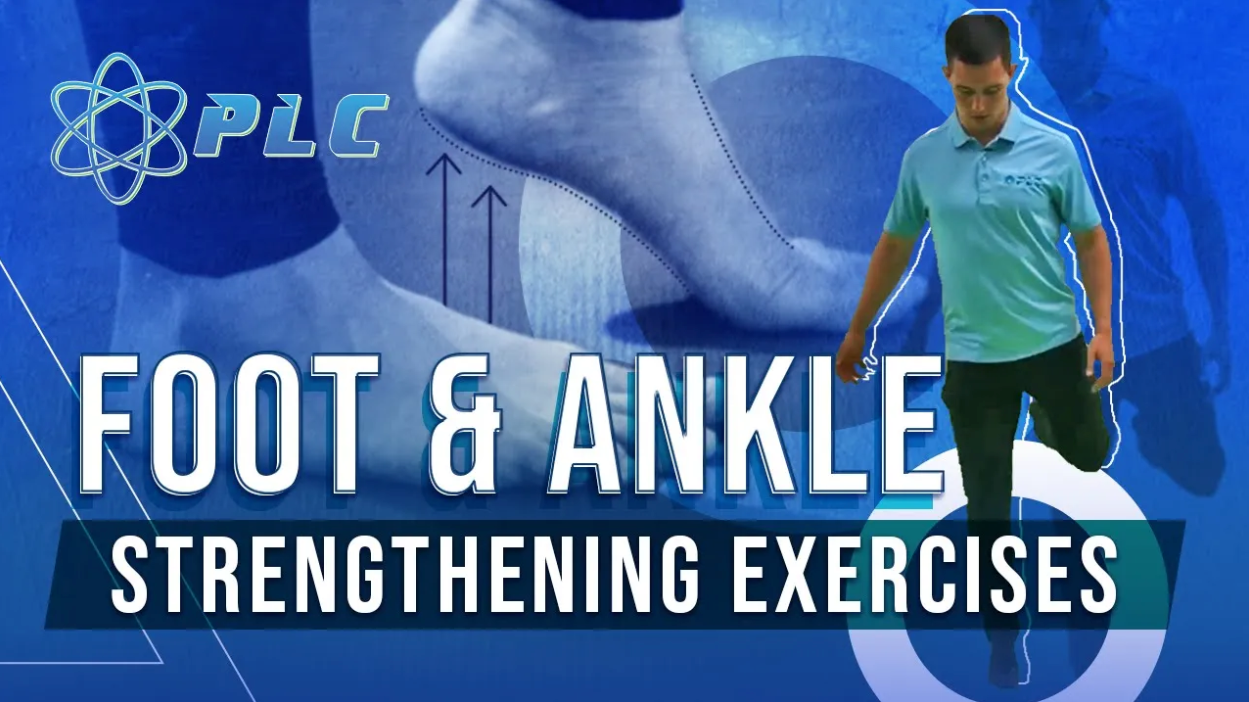 Video to help strengthen the muscles of the foot and ankle with mostly balance and body weight exercises
