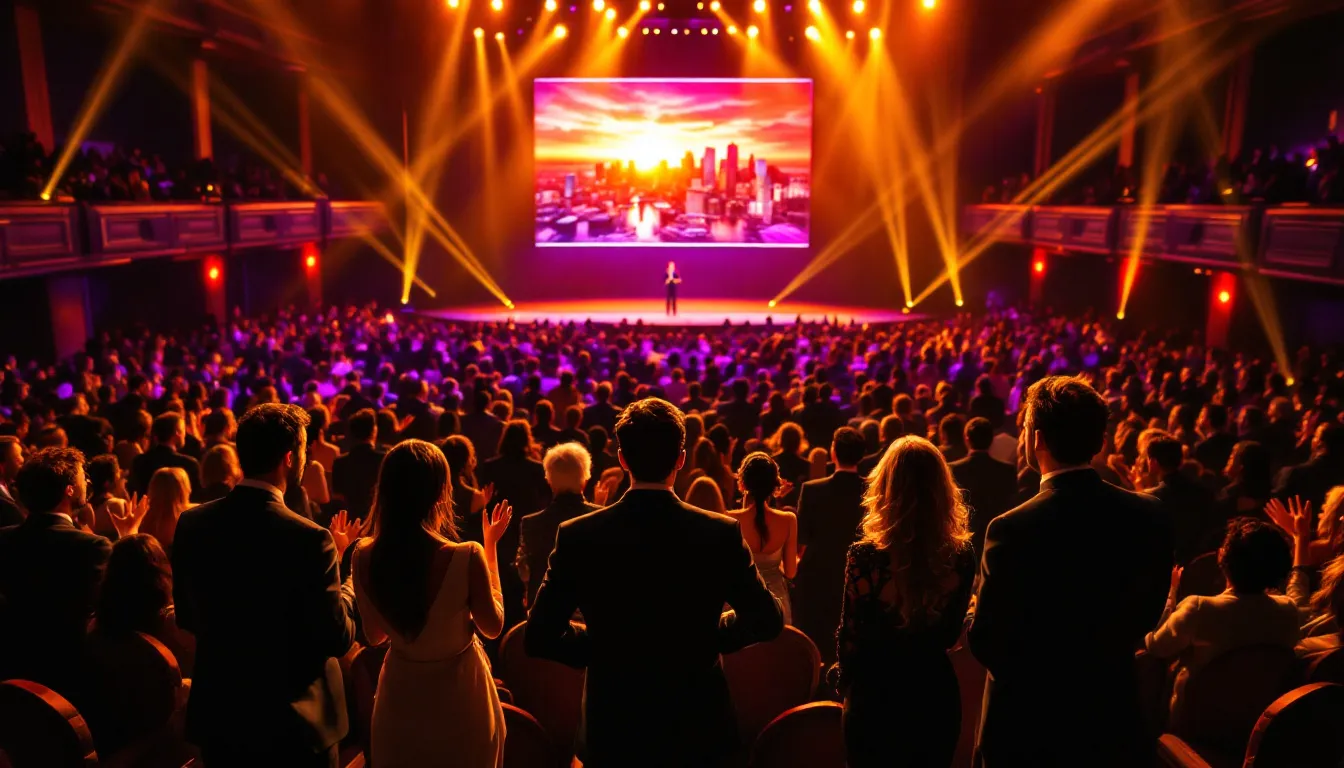 Showcasing past winners of marketing events awards.