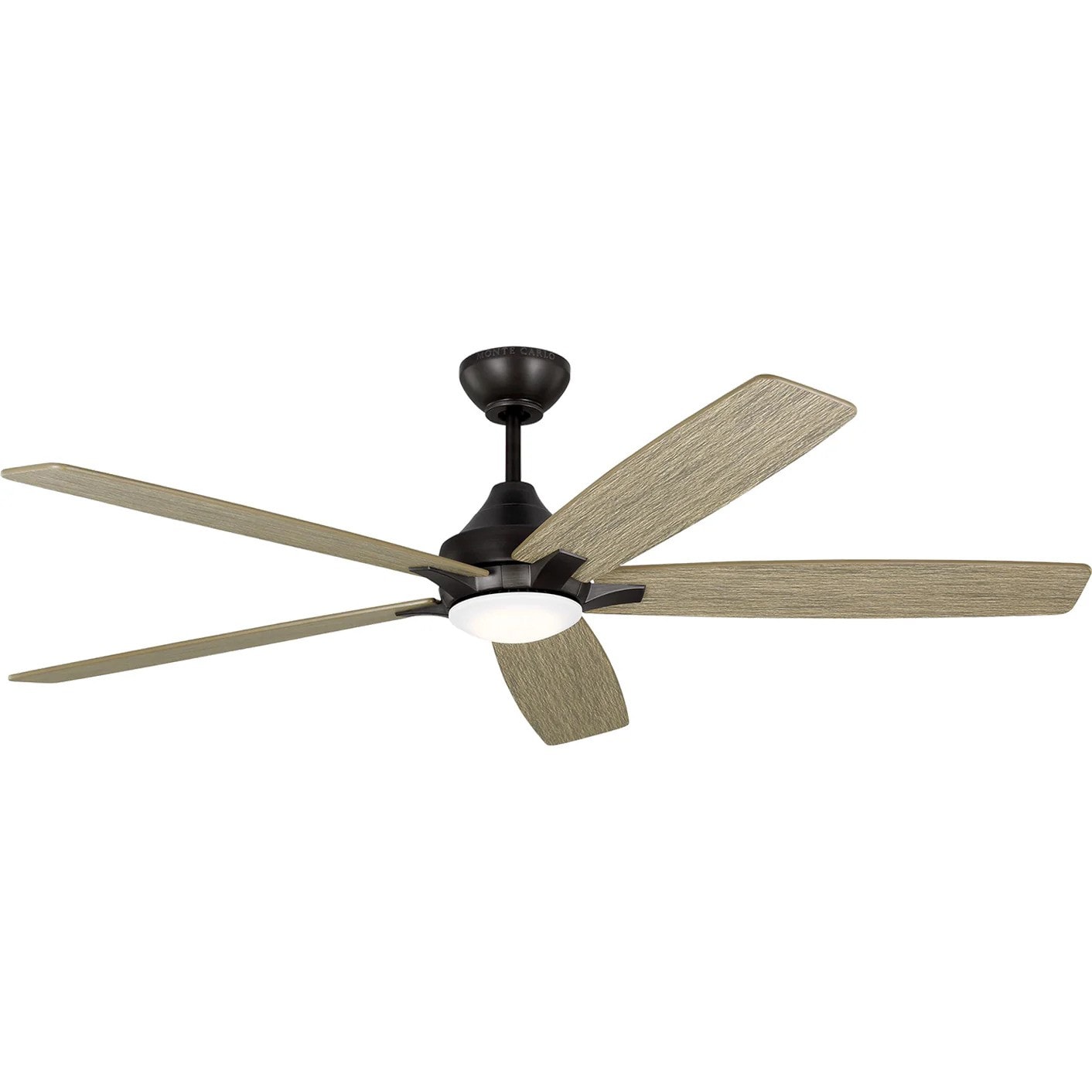 Lowden Smart 60-inch LED fan with aged pewter finish and smart control options.