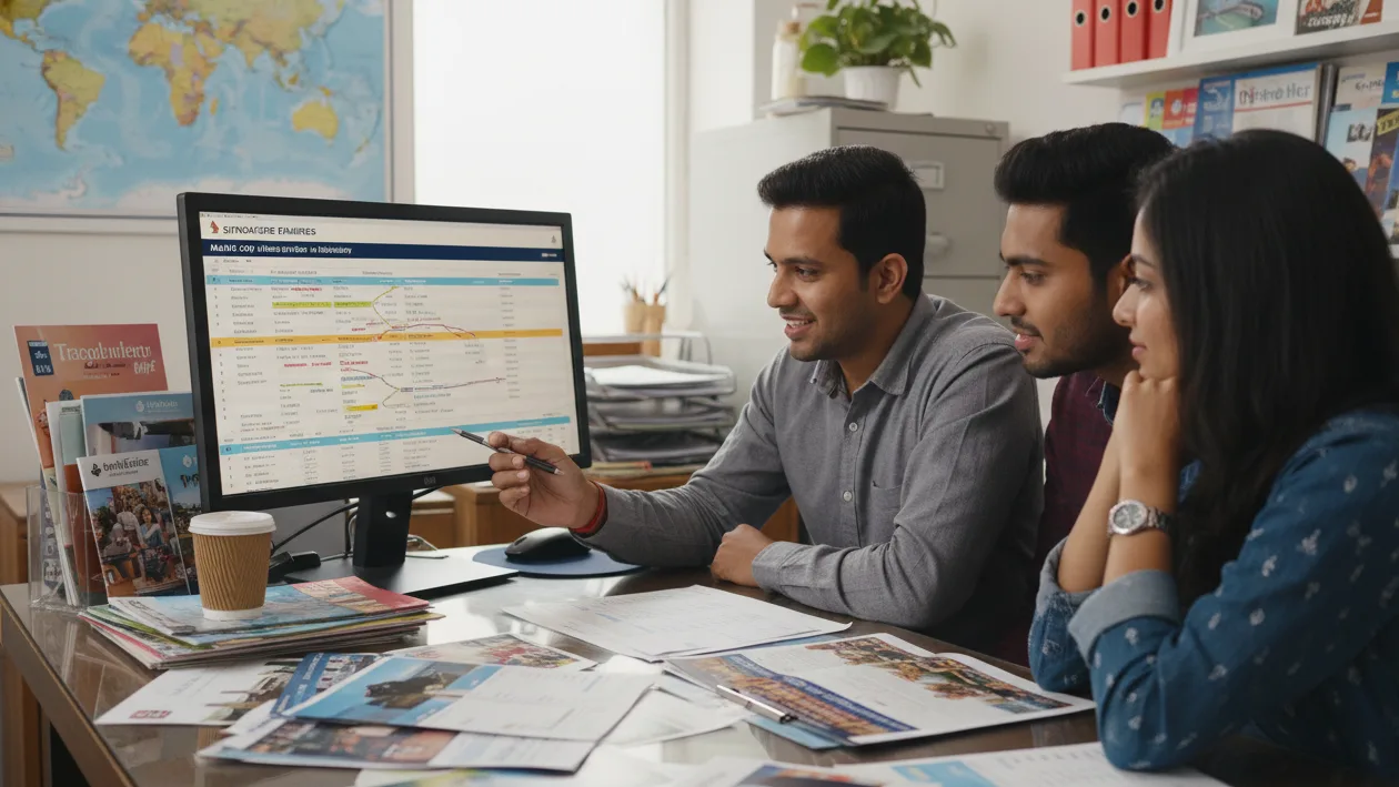 OTAs and agents for Singapore Airlines dummy ticket options