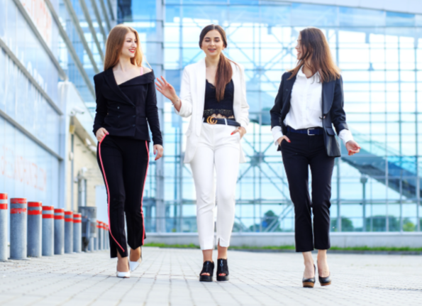 Marketing Professionals chatting about their Brand Campaign Strategy
