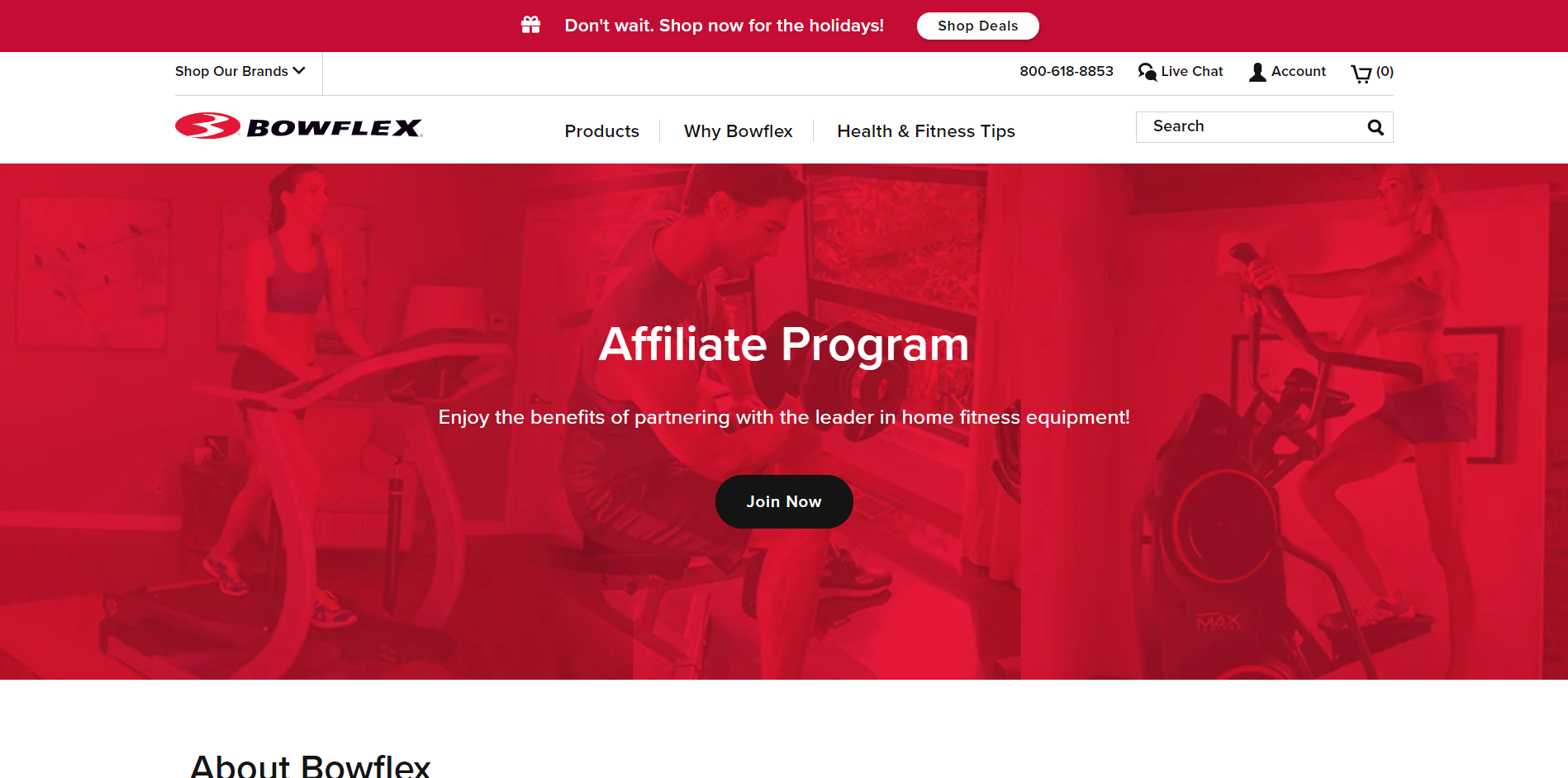 Bowflex affiliate program