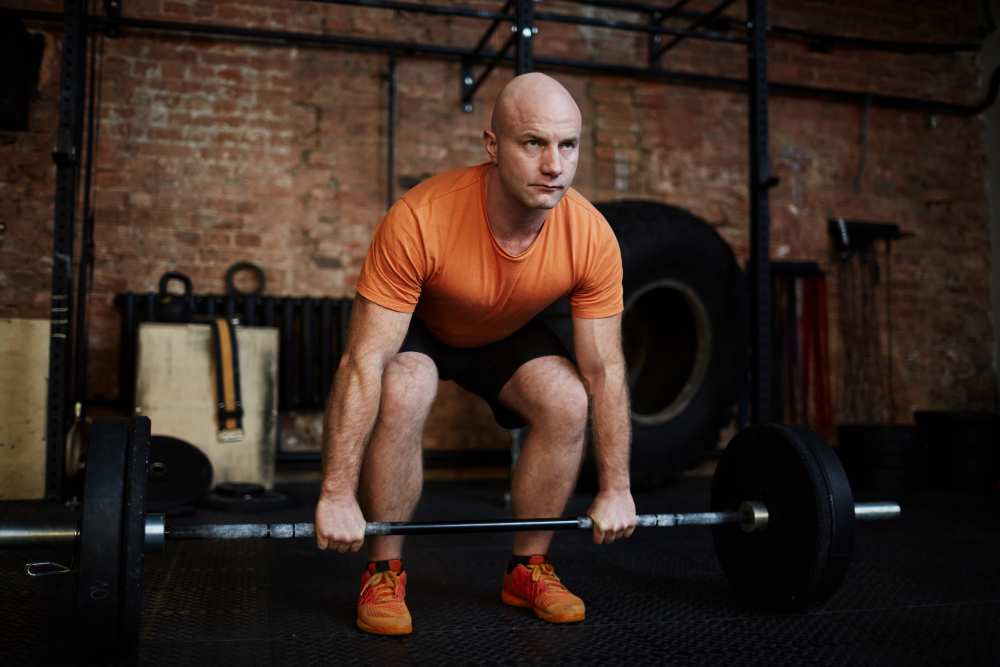 Deadlifting helps improve the strength in many of your muscles all at once