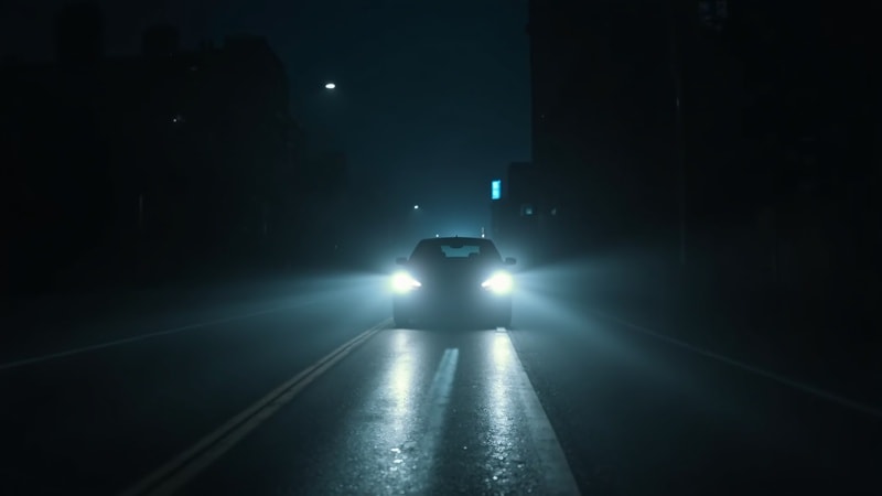 360° LED headlights beam distribution for clear vision
