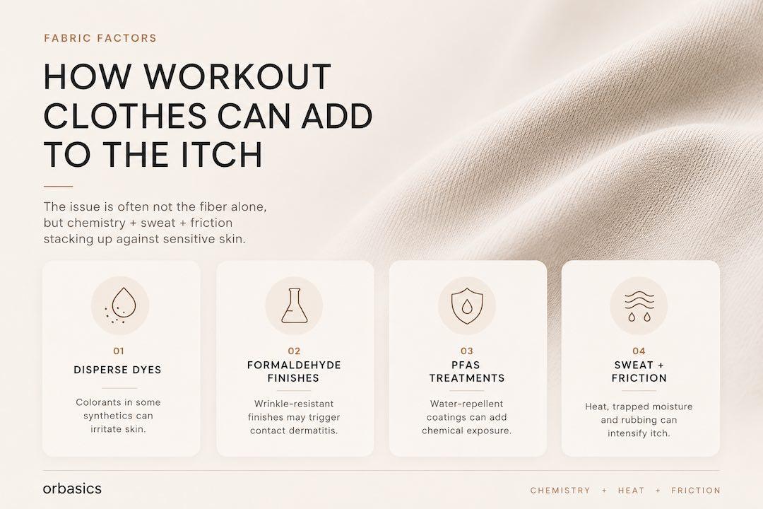 how workout clothes can add to the itch