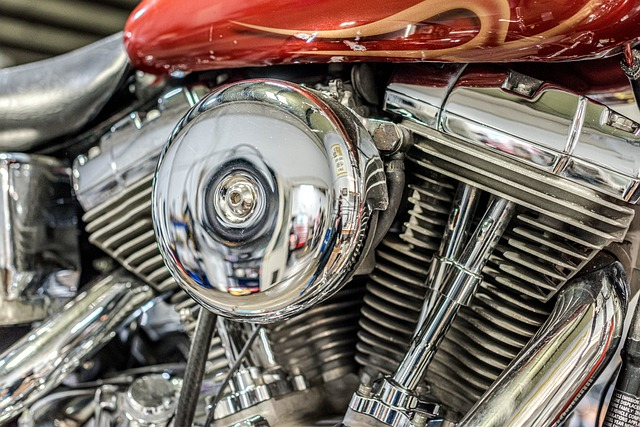 motorcycle, gas tank, flames