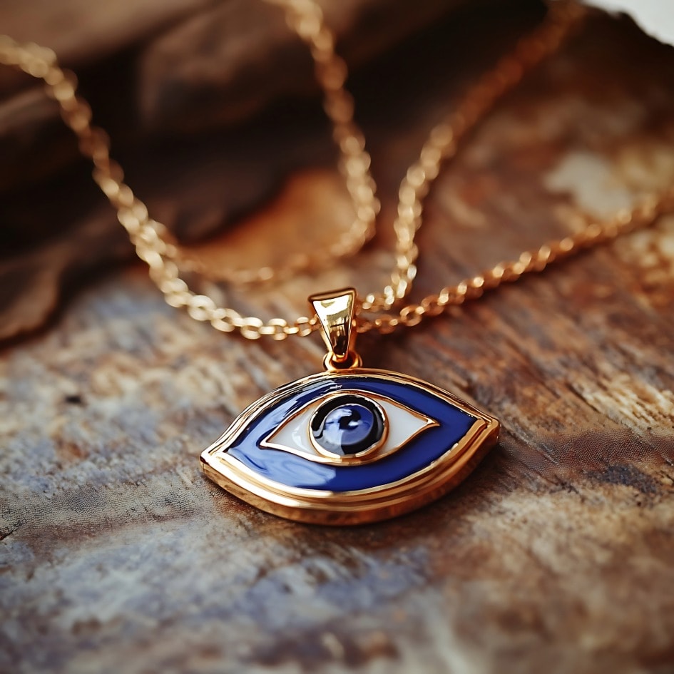 Evil Eye Necklace. Saras Beads UK