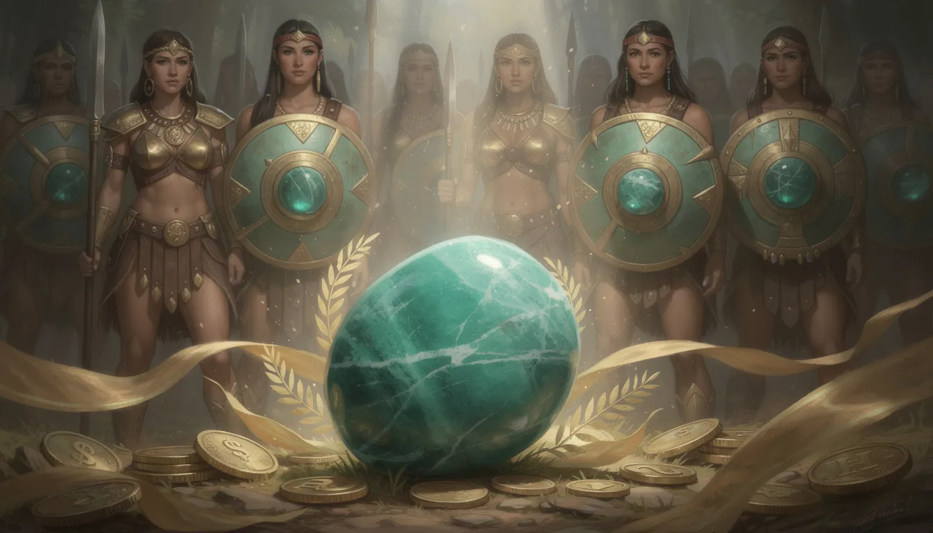 The image features a stunning collection of amazonite jewellery, including necklaces, earrings, and bracelets, showcasing the semi-precious gemstone's beautiful blue-green hues. Each piece is designed to embody the calming energy and historical significance of amazonite, making it a meaningful addition to any jewellery collection.