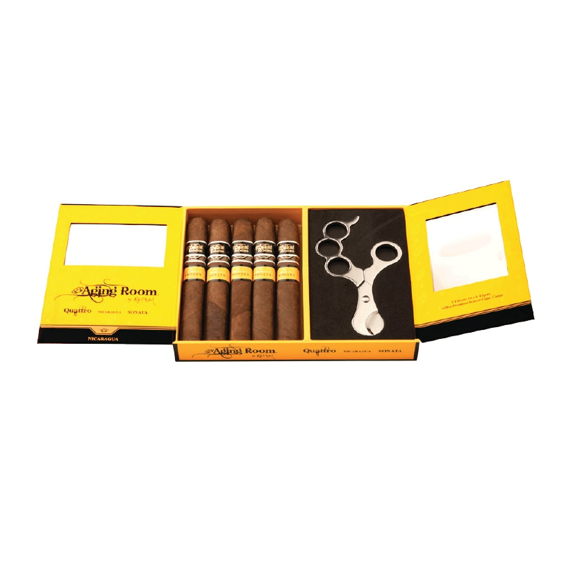 Aging Room Quattro Sonata 5 Cigars Gift Set - Best for Cigar Enthusiasts