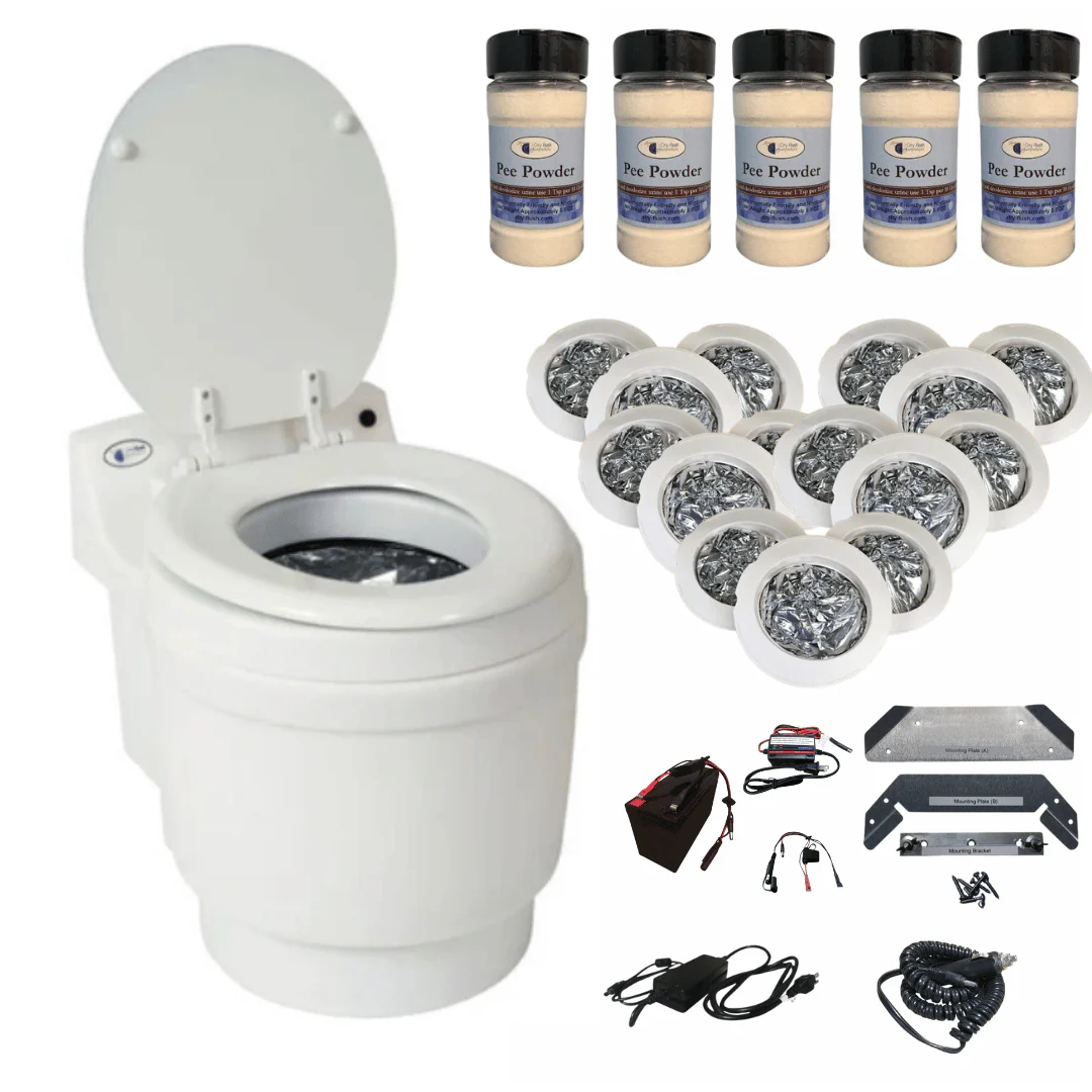 Laveo Dry Flush Toilet Ultimate Bundle
