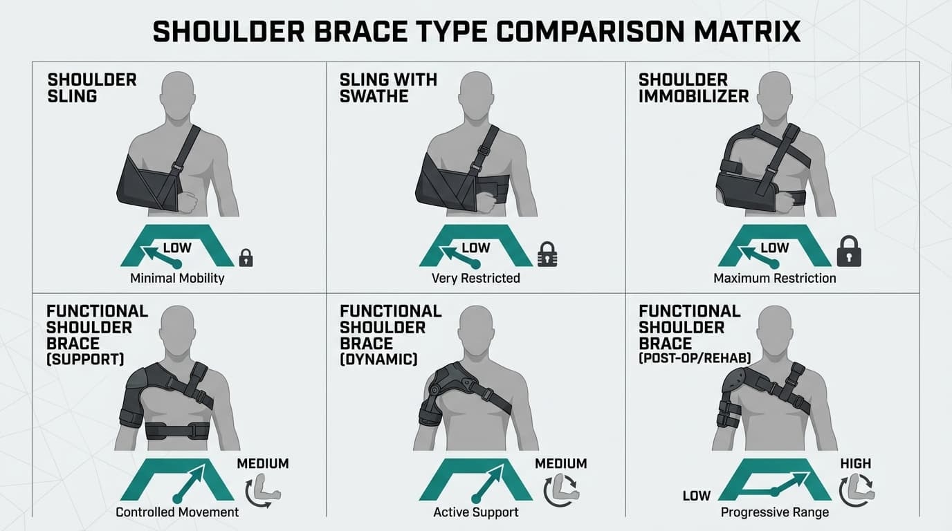 Types of Shoulder Braces