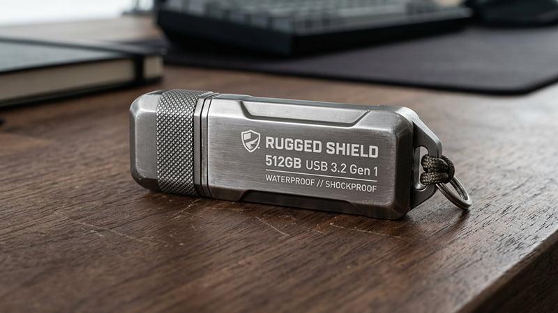 Sturdy metal usb flash drive built for frequent use