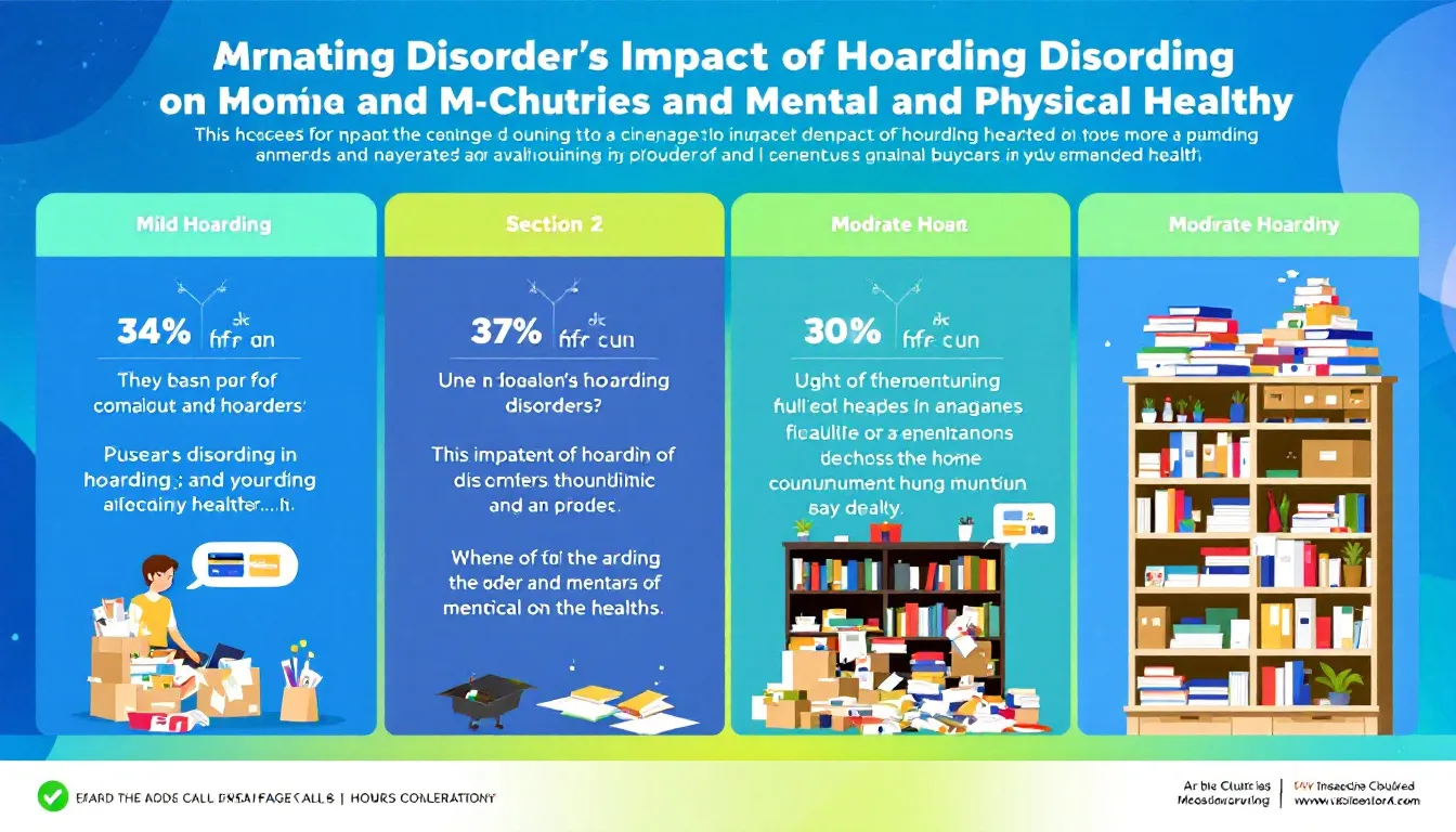 Impact on mental and physical health due to hoarding disorder.