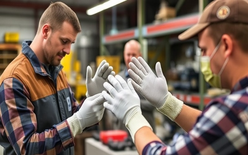 Glove fit test 