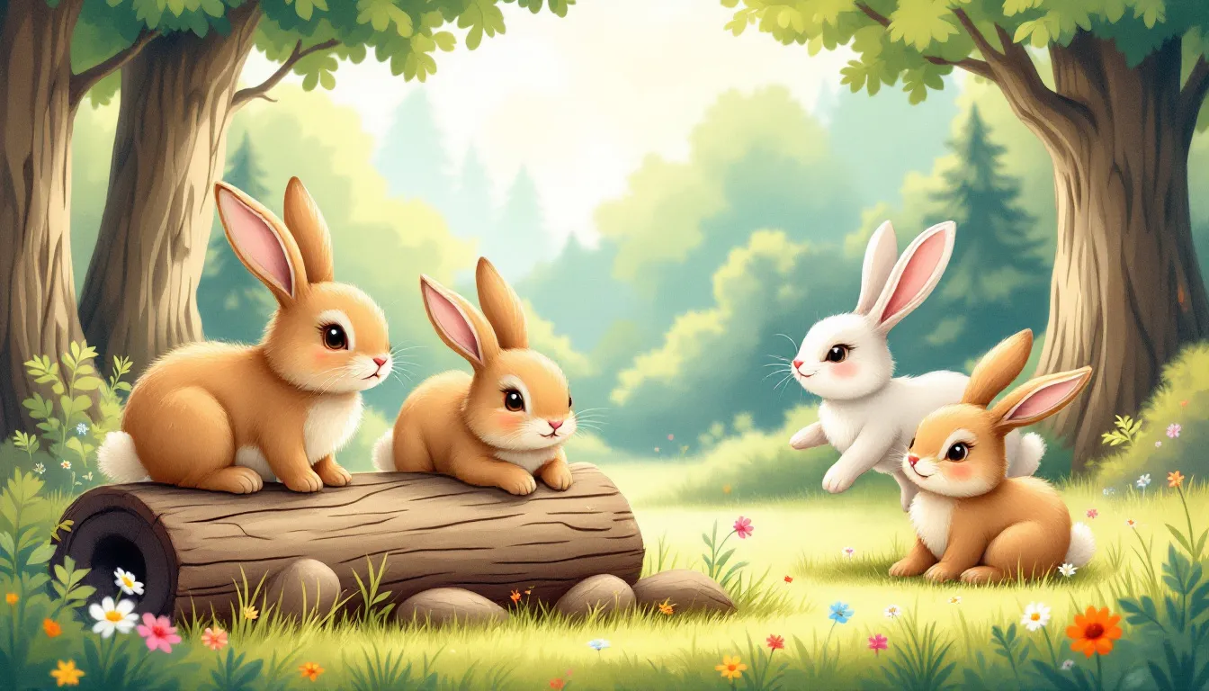 Popular breeds of rabbits featuring chestnut coloration.