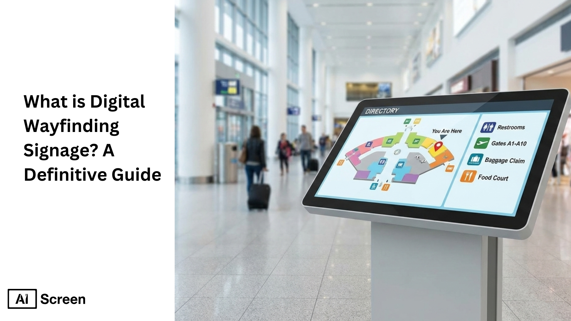 guide to using interactive wayfinding digital signage