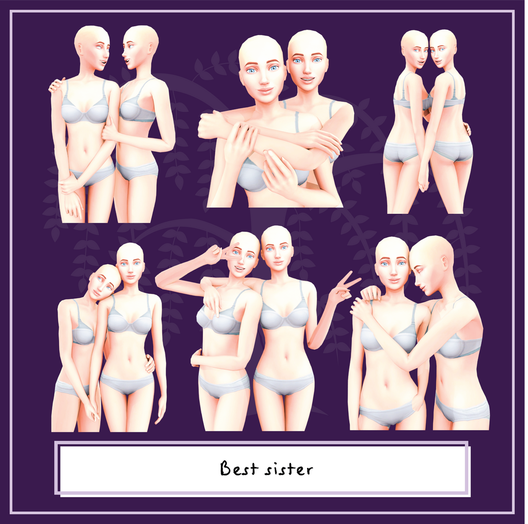 Best Sister Pose Pack