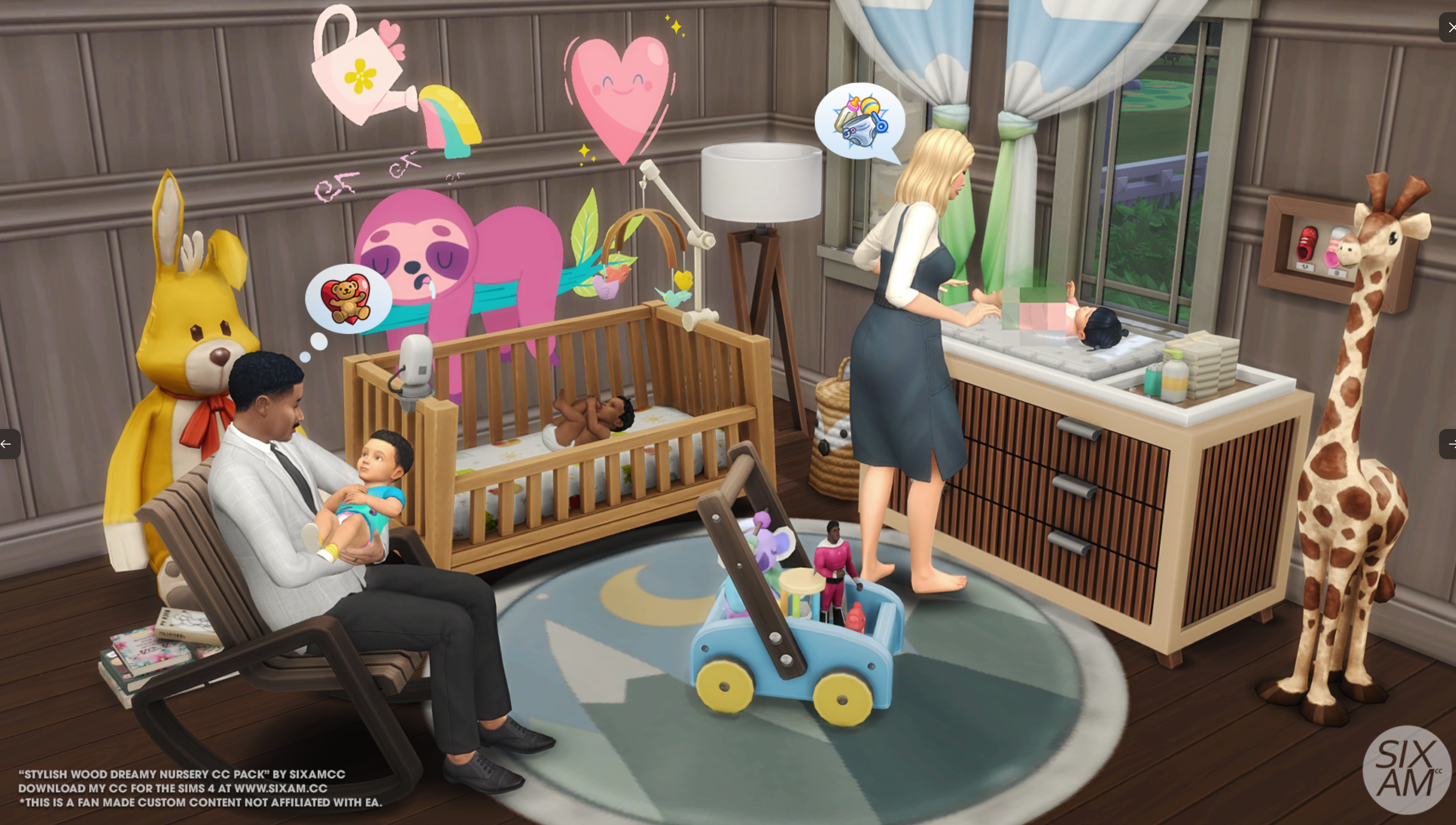 Boho-Baby (CC Pack for The Sims 4) - Sixam CC