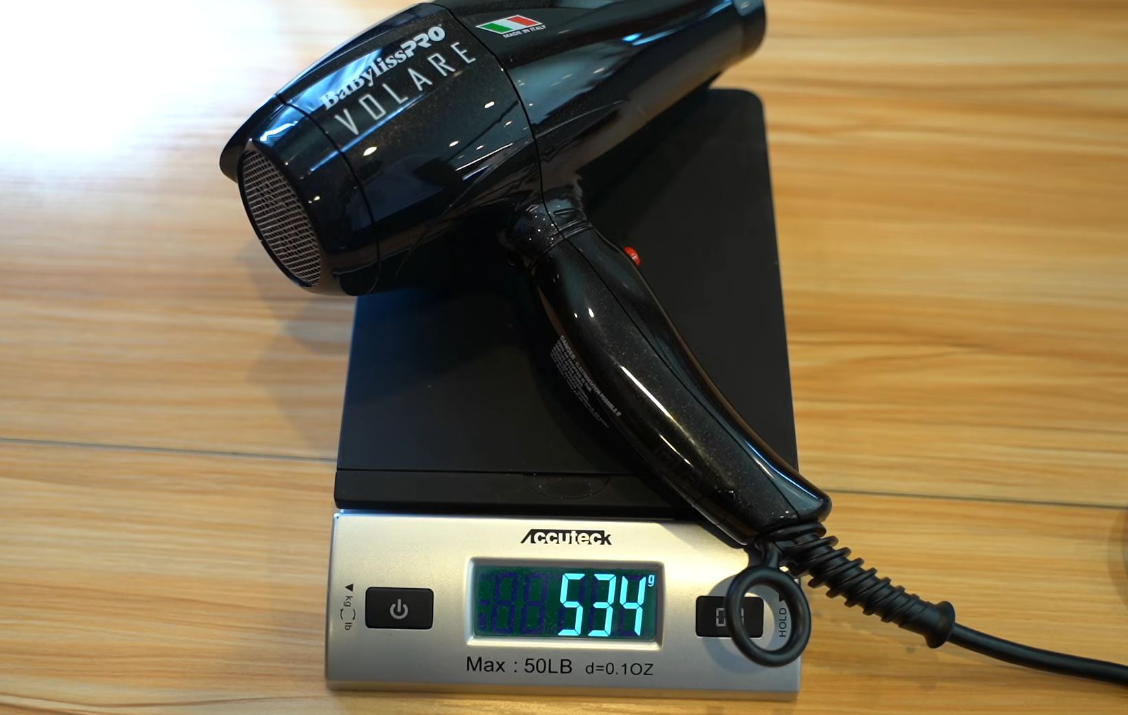 BaByliss PRO Volare weight