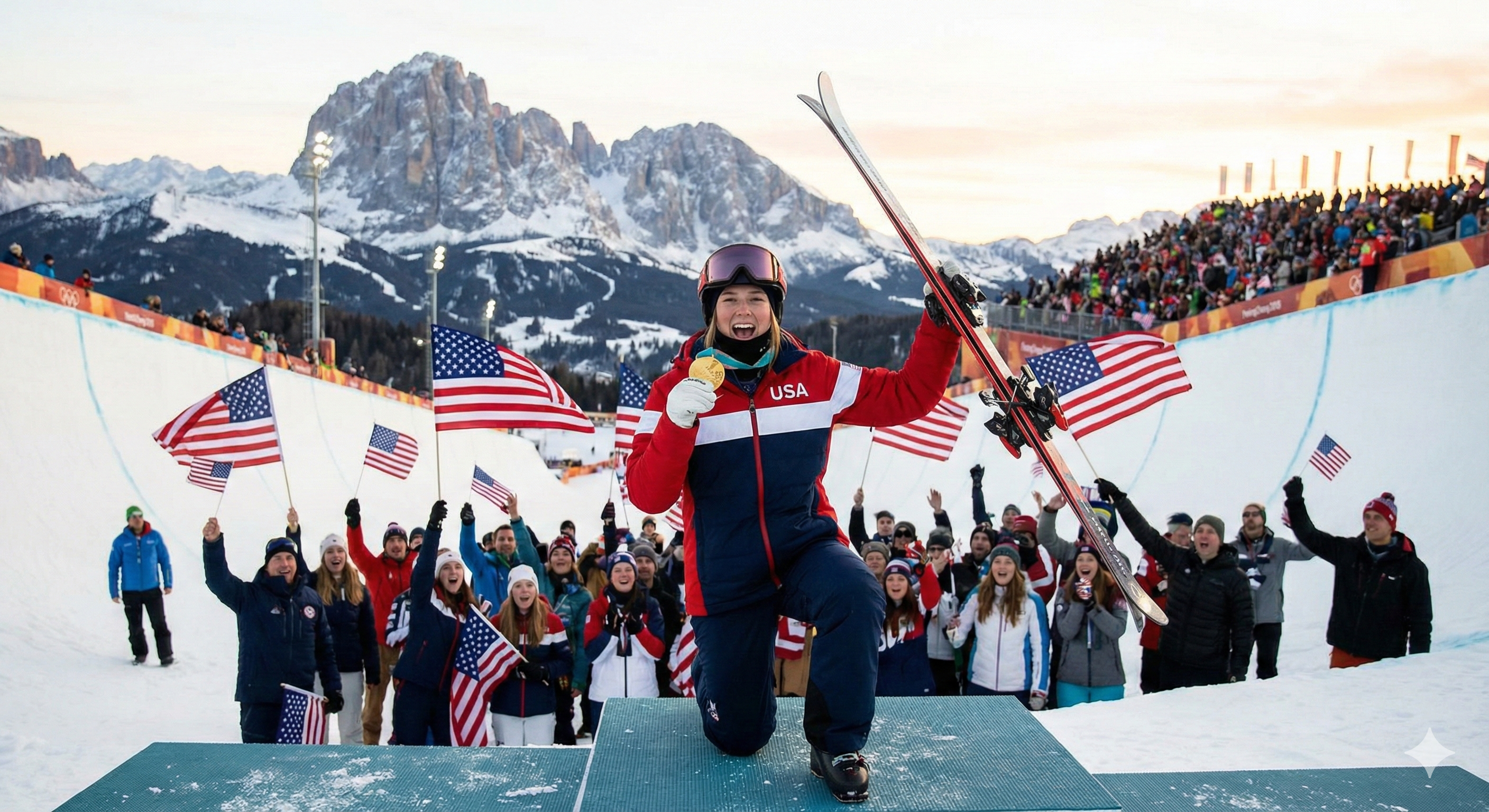Vinter OS USA vinnare medaljligan