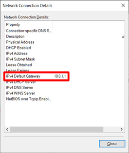 Router's IP address