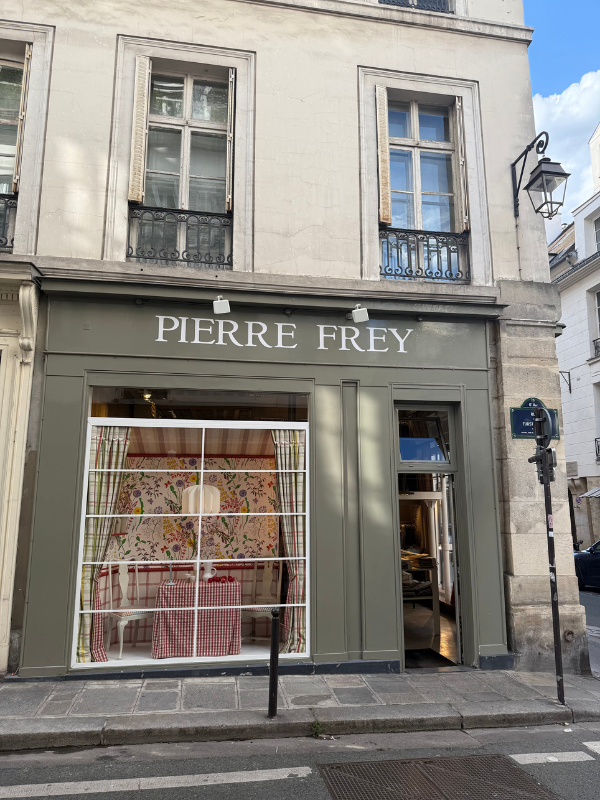 Explore pieces from Pierre Frey, Christophe Delcourt, and other designers in Paris at showrooms like the one pictured above