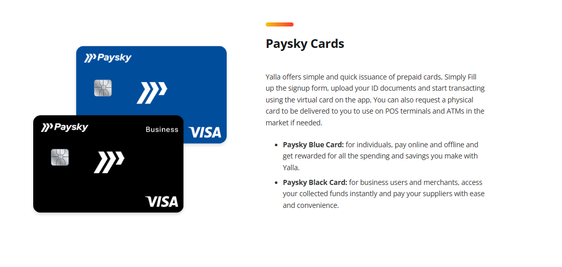 Yalla Virtual Prepaid Cards