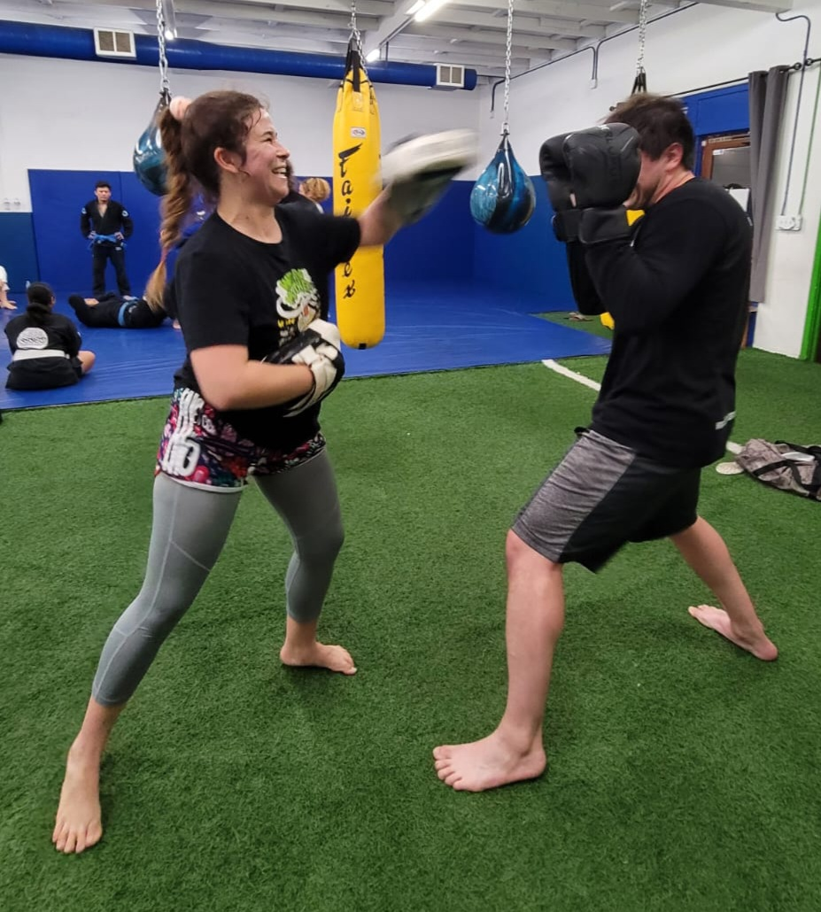 Kickboxing class