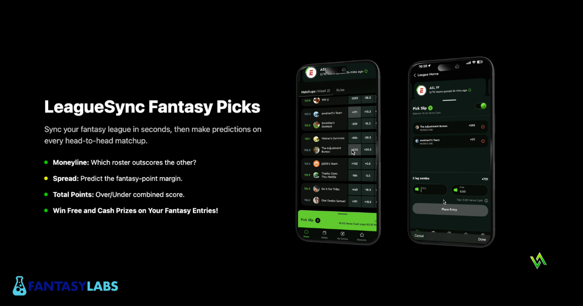 Leaguesync: Make your fantasy entries with Verse Picks