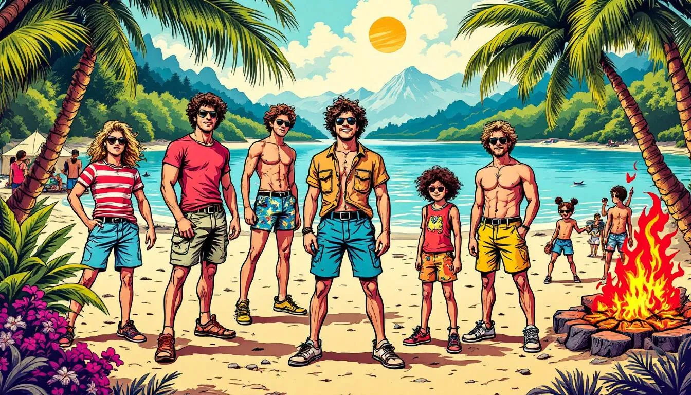 Exploring different styles of shorts, featuring various fashion styles.