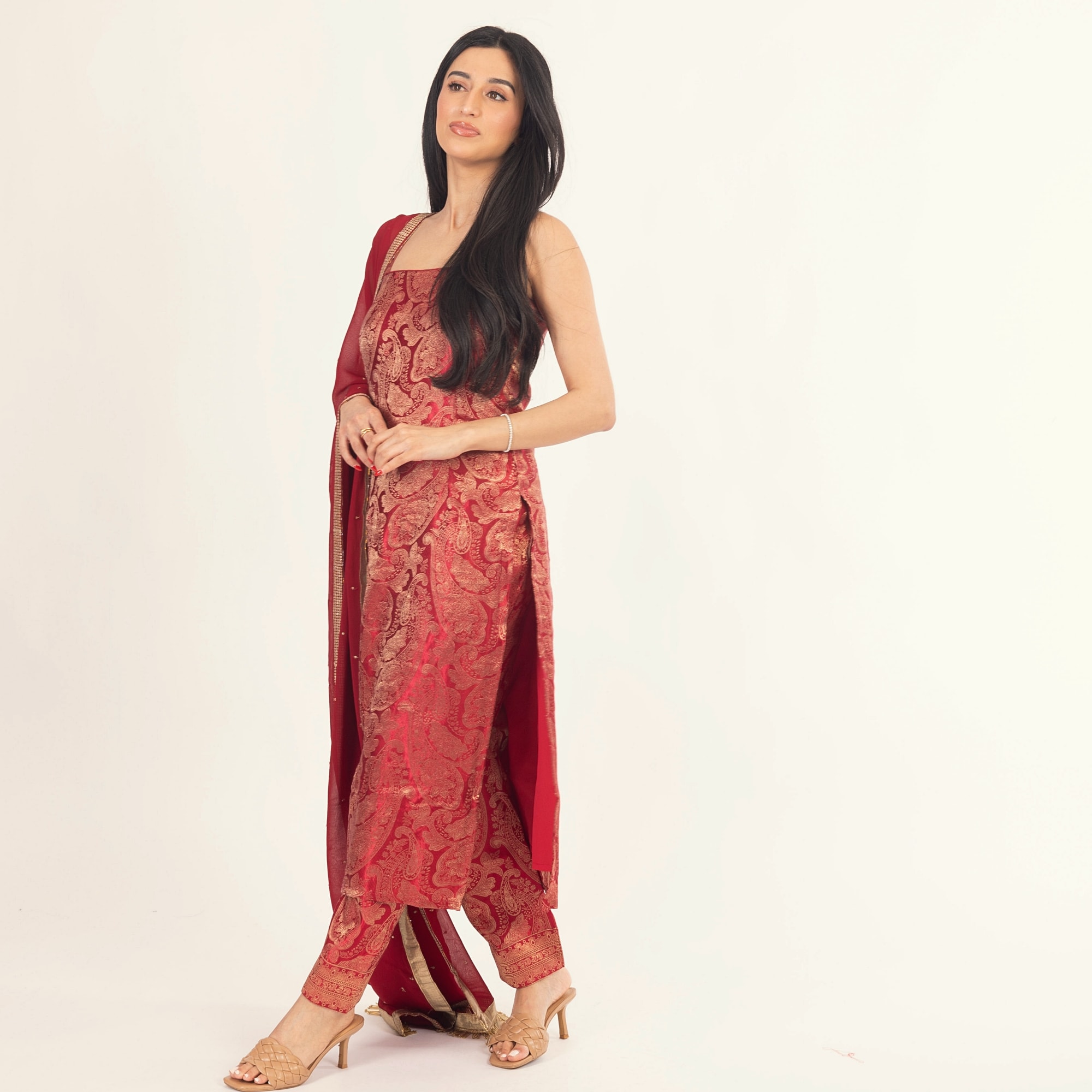 A variety of salwar kameez styles showcased together.